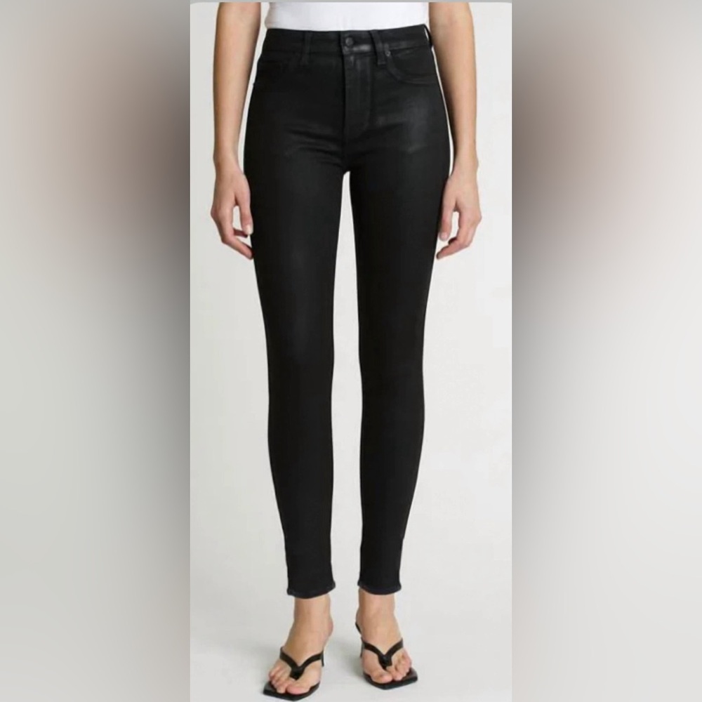 Pistola Aline Skinny Coated Black Jeans